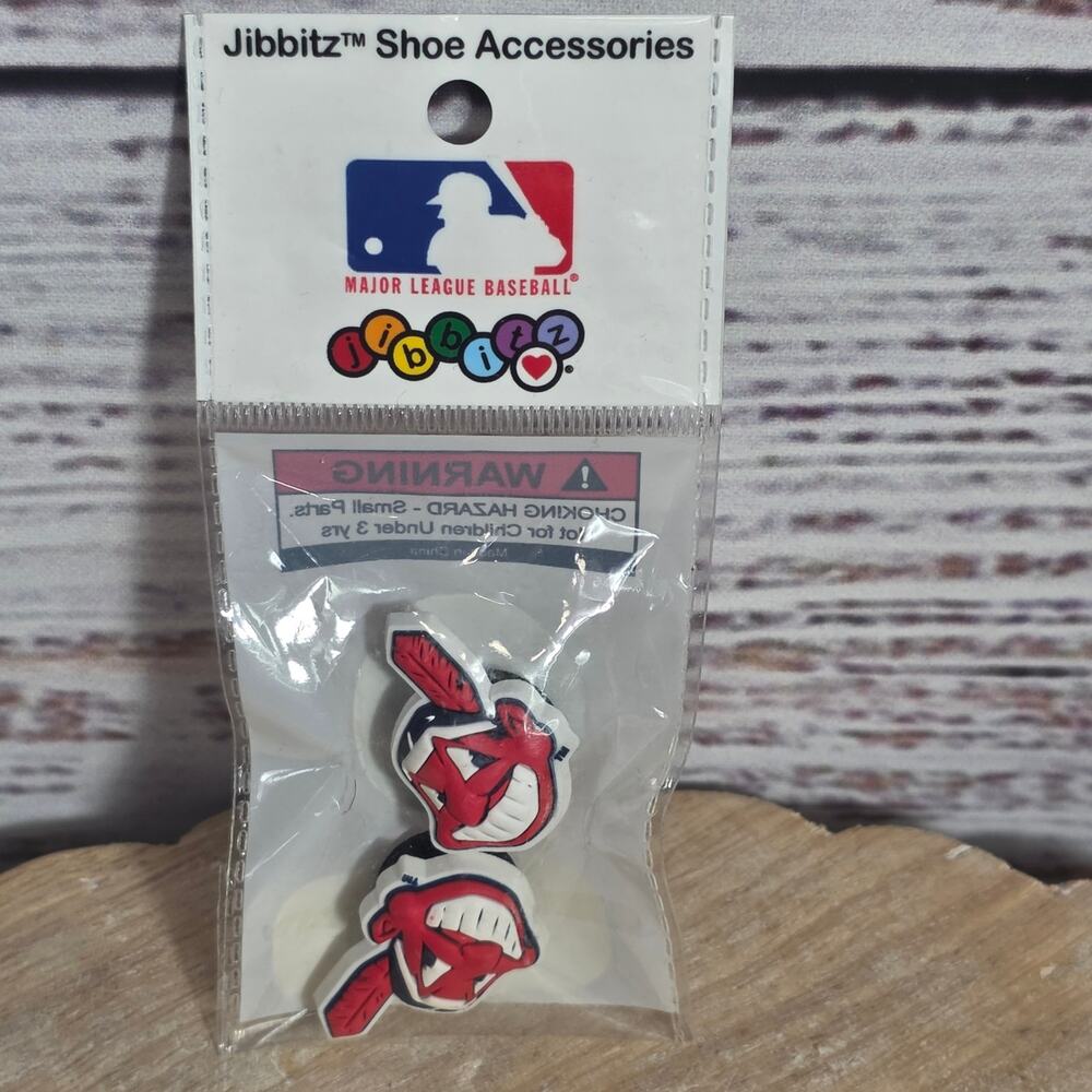 Indians Shoe Charms Fit Croc MLB Jibbitz